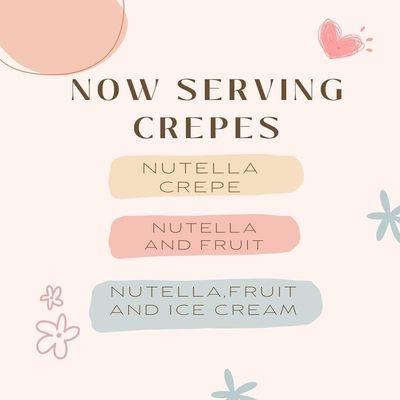 Crepe Menu