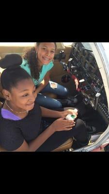 These ladies going for their first flight