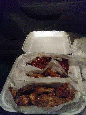 35 wings 3 flavors family combo