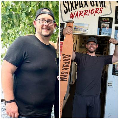 Lost total of 80lbs, nothing but hard work