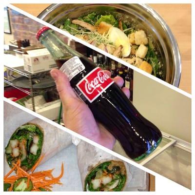 Our lunch! It came with a Coca-Cola Classic free! They always are doing specials on Twitter, Facebook, and Instagram