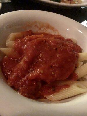 Side of penne marinara