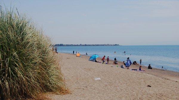 Alameda Beach across the street from Crown Bay Nursing and Rehabilitation Center