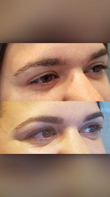 Brow clean up