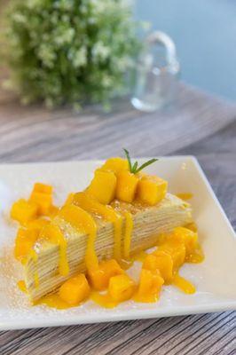 Mango Mille Crepe Cake