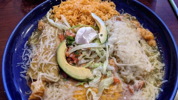 Shrimp Enchiladas Verdes