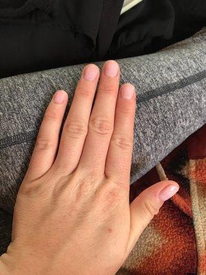 Bubble bath O.P.I gel mani done by Lua $38