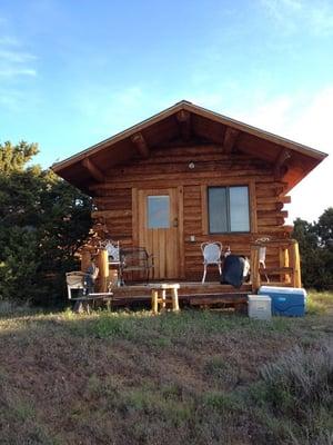 Picture of the cabin you stay in!