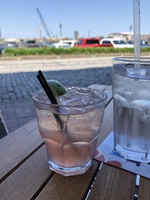 Watermelon margarita. Perfect combination of sweet and sour. Go ahead and order the double. You can thank me later.