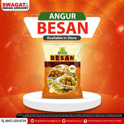 Sweeten your day with the delightful Angur Besan! Available now at #SwagatIndianGrocery. Hurry, shop in-store today!