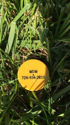 Boundary Survey marker