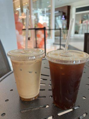 Iced Caramel Macchiato and Cold Brew