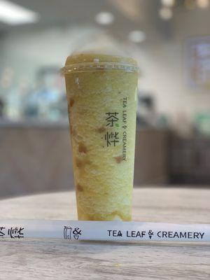 Creamery Pineapple Tea w/ Boba