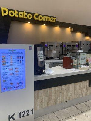 Potato corner stand