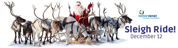 Cal Phil's Sleigh Ride takes place December 12, 2015 at the Pasadena Civic Auditorium