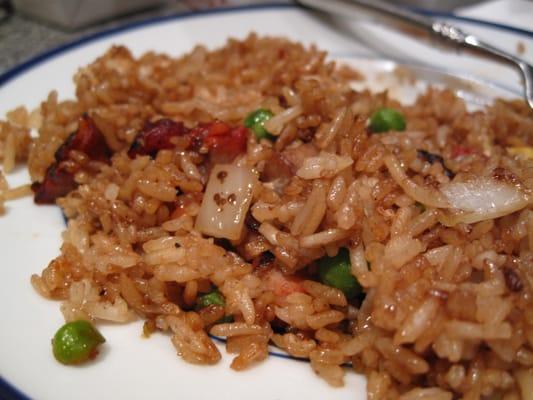 Fried rice with roast pork (excellent)