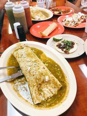 Omg the best, must try KING BURRITO VERDE...very spicy!