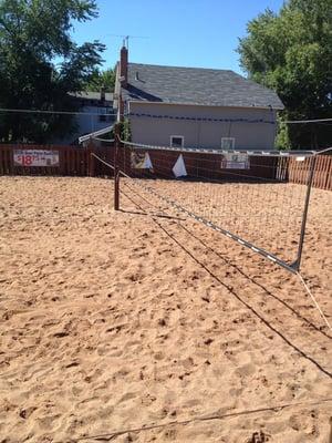 Bring up your friends for some volleyball