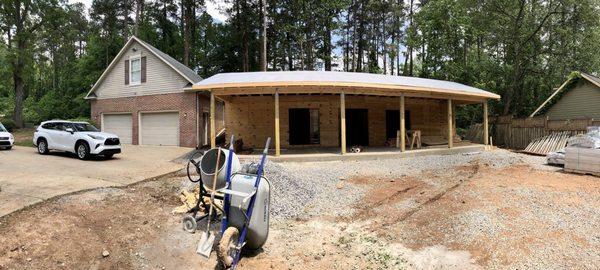 Future pool house/in ground pool