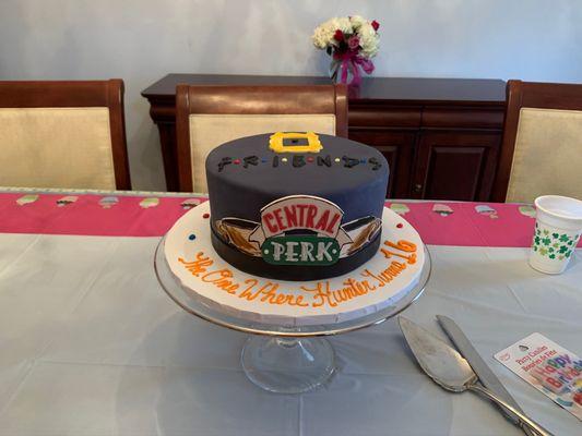 Friends TV show Birthday Cake