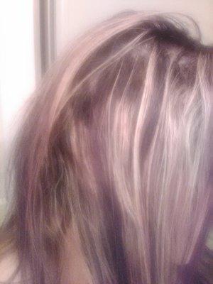 Faded blonde color looks grayish