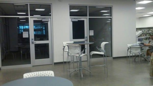 Study rooms.