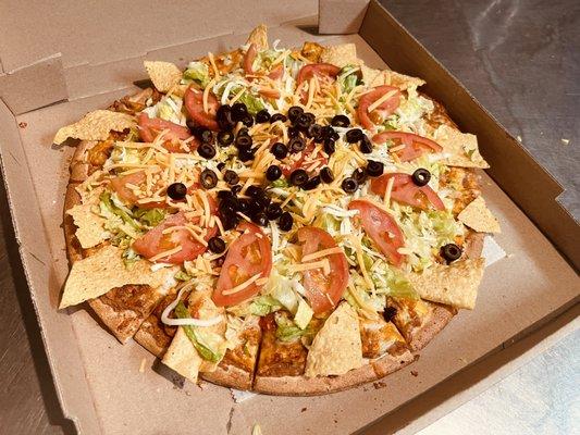 Nacho Taco Pizza