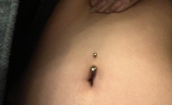 Navel piercing