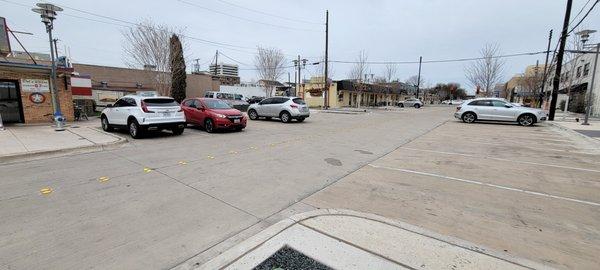 New street parking