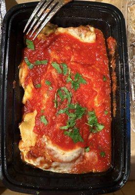 Lasagna. Very good!