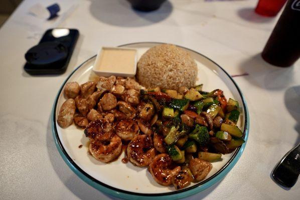 Chicken Teriyaki & shrimp