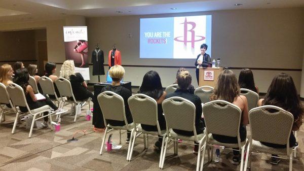 Wardrobe Workshop for Houston Rockets Power Dancers