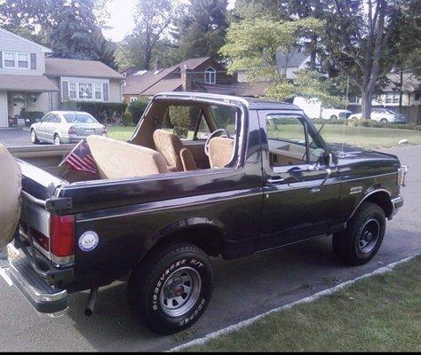 He helped keep this 1992 Bronco running until 2017