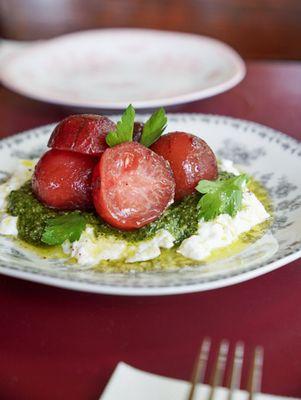 Burrata Cheese with Basamic tomato