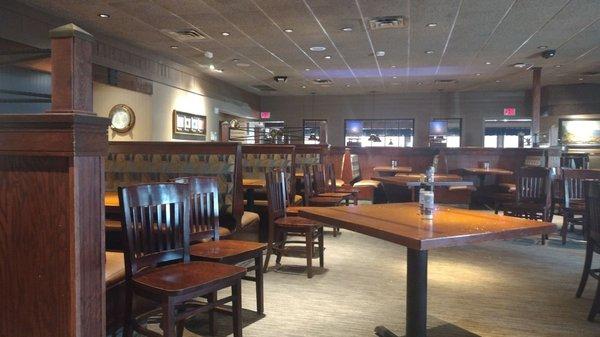 Empty Red Lobster restaurant