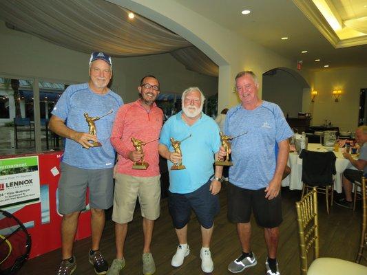 PBACCA 19th Annual Golf Tournament Nov 2021 First Place: Service Experts Team