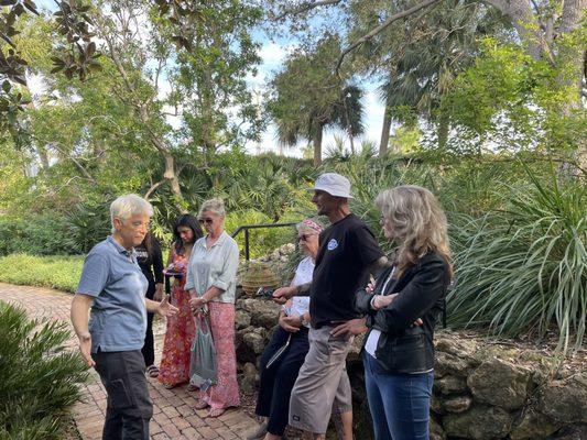 Susan teaching us about coontie