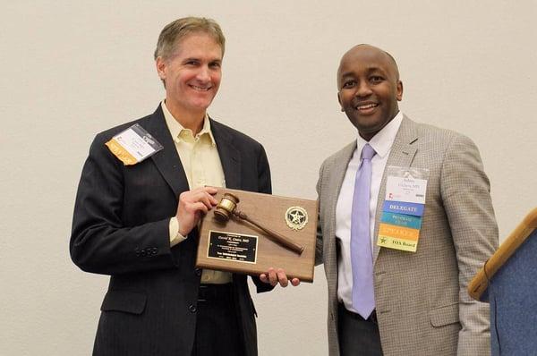 Dr Gicheru is the past Texas Ophthalmological Association President