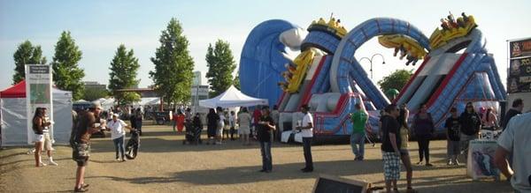 Inflatable fun area at Phoenix Pride 2010