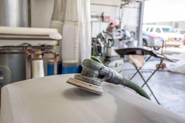 Another detailed shot of the Festool Dust Extraction system in use. No airborne waste particles in the air makes our world a better place.