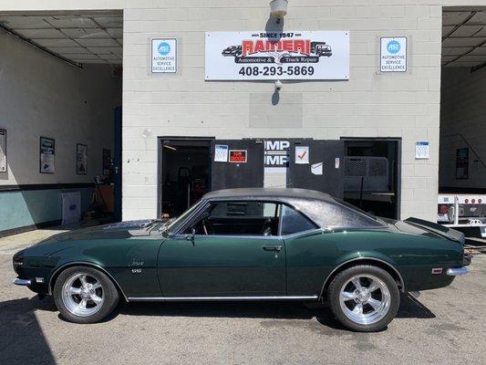 68 camaro as 454. Installed aluminum radiator and fixed a few details to take it back to its glory days