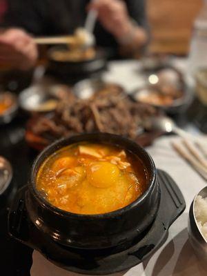 Tofu soup