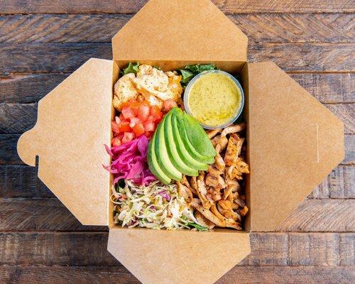 custom organic salads and bowls