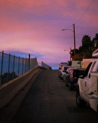 Neighborhood street in east LA