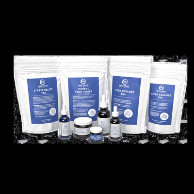 DEEP Relief Rx Product line available in office.