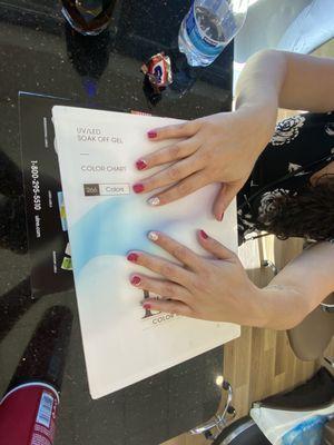 Gel Manicure with Design