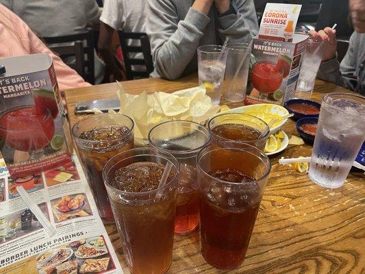 All the unsweetened tea (5)