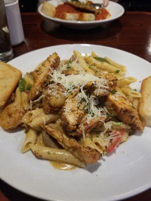 Cajun Penne Pasta w/ chicken and shrimp