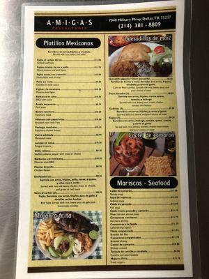 Restaurant Menu