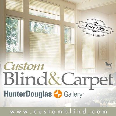 We are an authorized Hunter Douglas Gallery Dealer